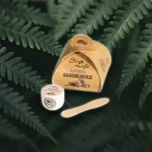 Naturdeo Tasche mit Spatel Sandelholz